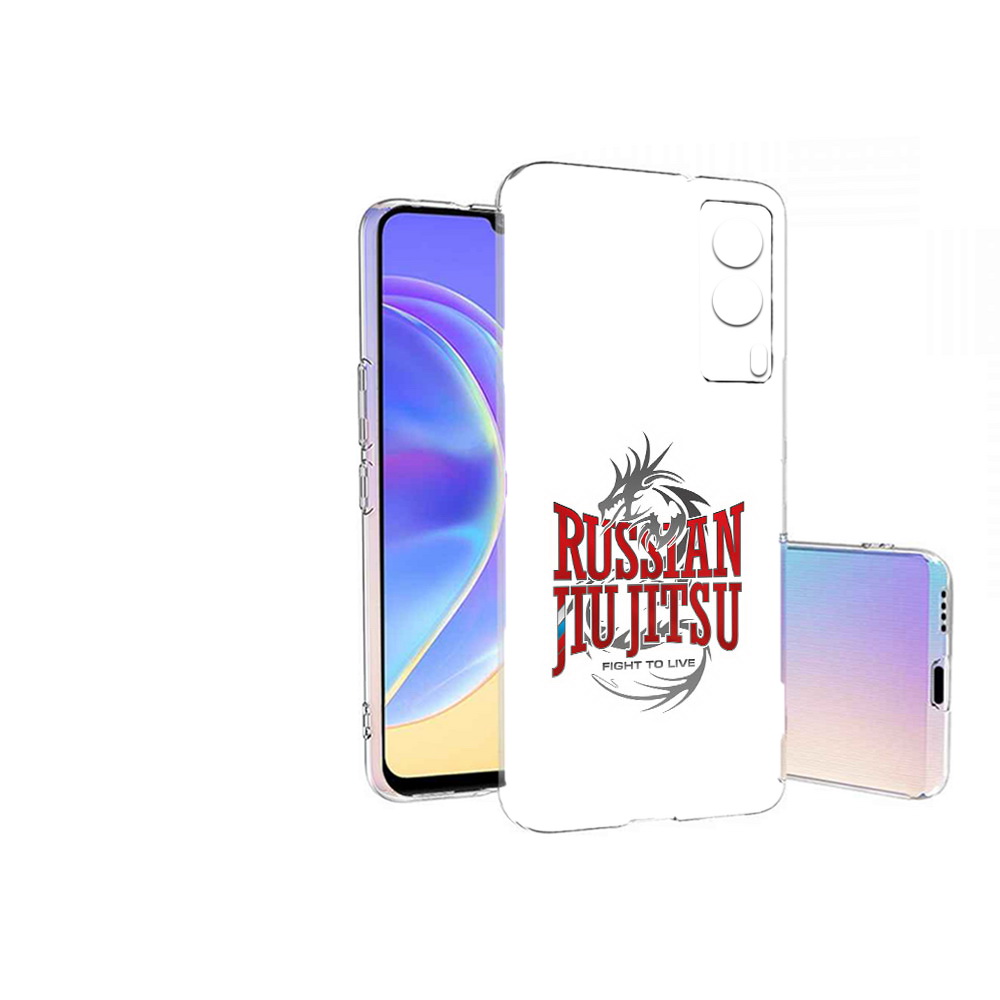

Чехол MyPads Tocco для Vivo V21E джиу джитсу (PT161736.380.321), Прозрачный, Tocco
