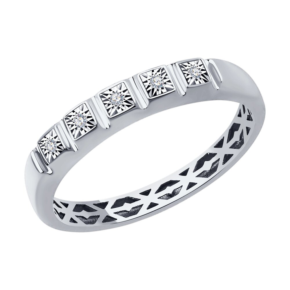 

Кольцо из белого золота с бриллиантом р.  Diamant 52-210-01346-1, 52-210-01346-1