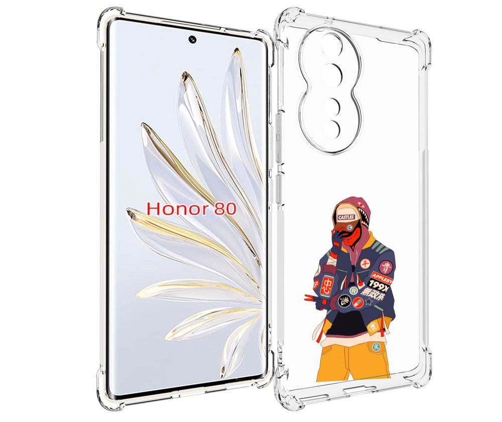 

Чехол MyPads модник для Honor 80, Прозрачный, Tocco