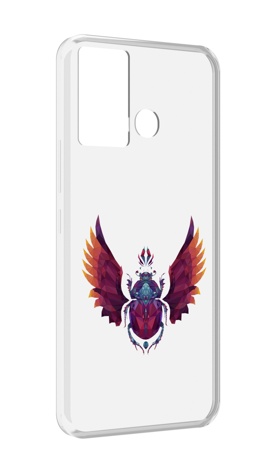 

Чехол MyPads алмазный скоробей для Infinix Hot 12 Play, Прозрачный, Tocco