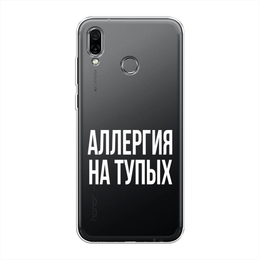 

Чехол Awog на Honor Play "Аллергия на тупых", Разноцветный, 66250-6
