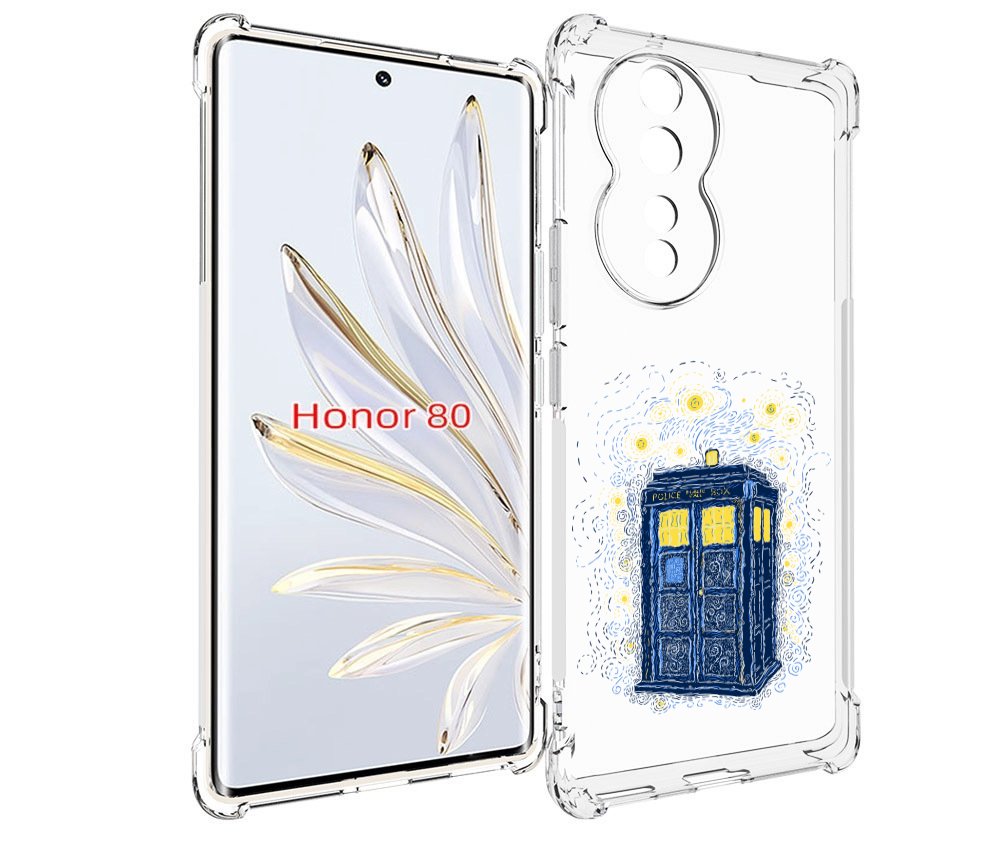 

Чехол MyPads будка рисунок для Honor 80, Прозрачный, Tocco