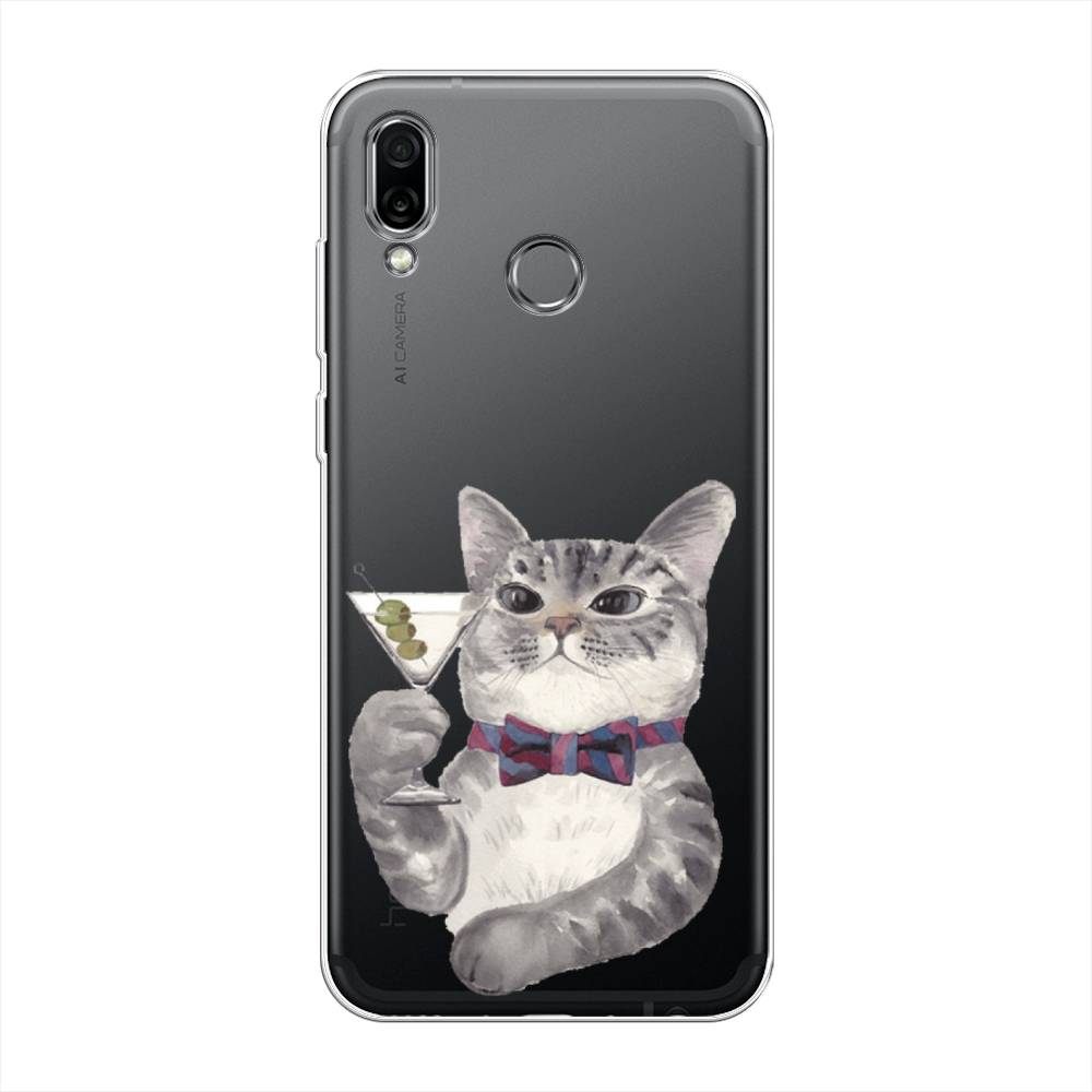 

Чехол Awog "Кот джентльмен" для Huawei Honor Play