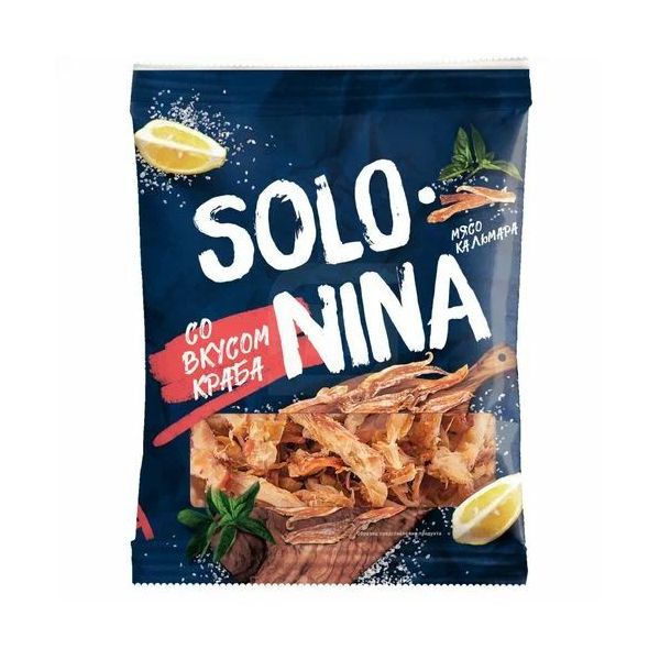 Кальмар Solo Nina со вкусом Краба 200 г