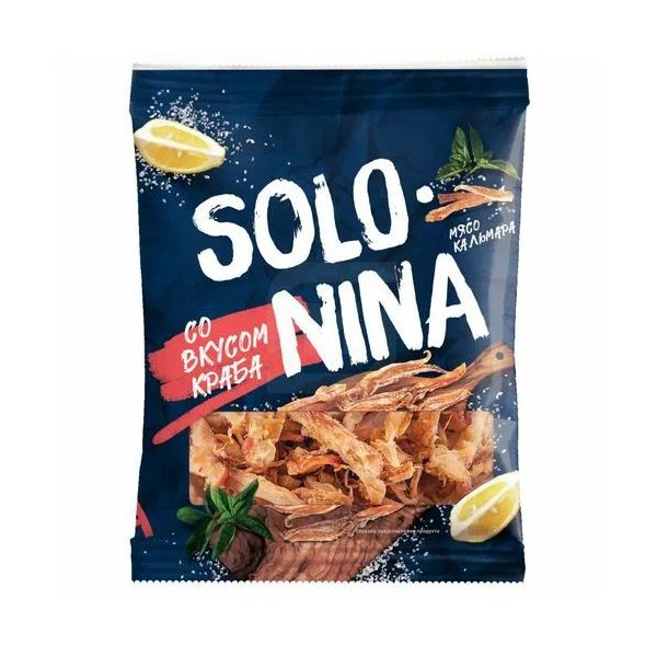 фото Кальмар solo nina со вкусом краба 200 г