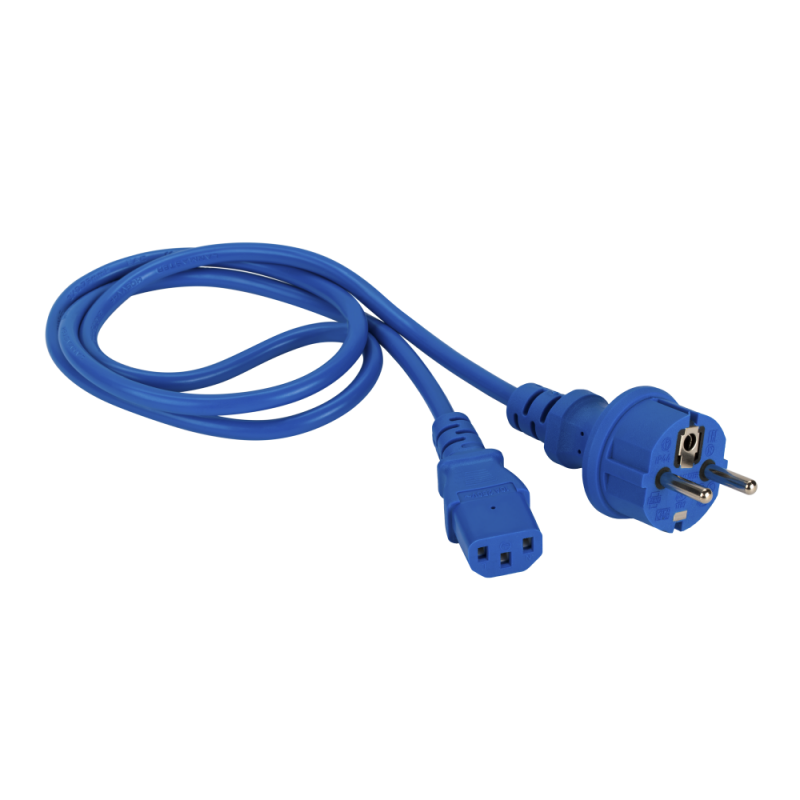 

Кабель Lanmaster Schuko-IEC 320 C13 5м (LAN-PP13/SH-5.0-BL), Синий
