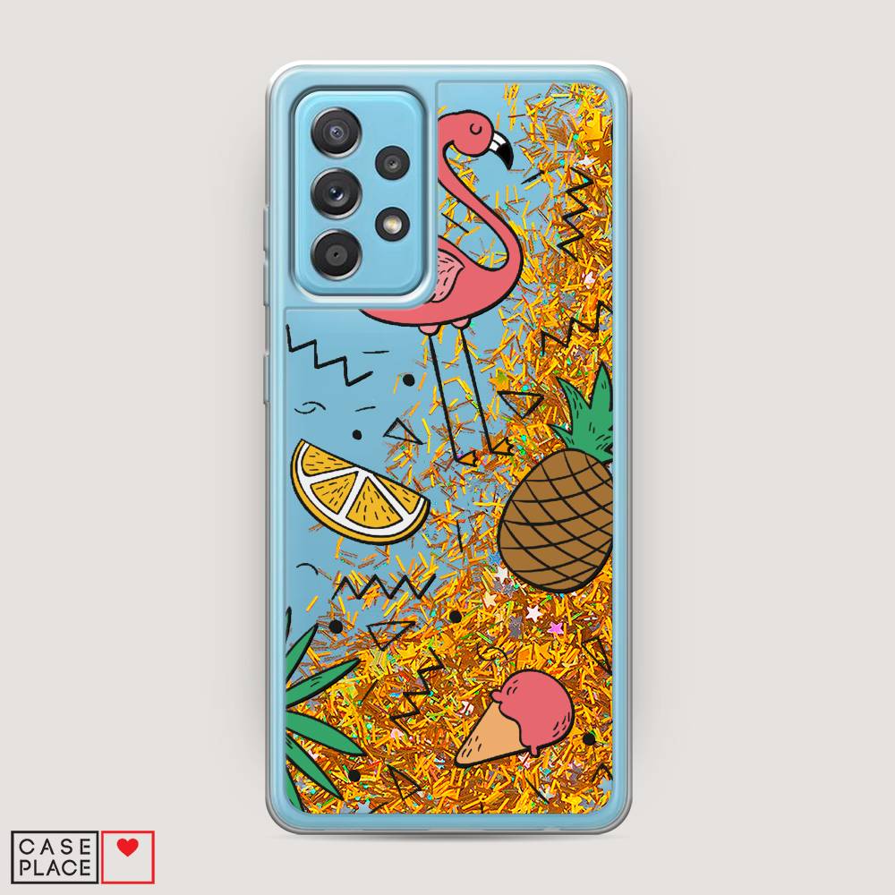 

Чехол Awog на Samsung Galaxy A52 / Самсунг A52 "Гавайский фон", Разноцветный, 2102490-1
