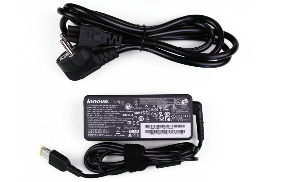 

Блок питания NoBrand для ноутбука Lenovo 36200253 (20V/3.25A), Черный