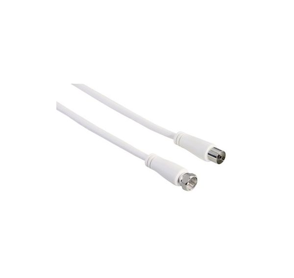 фото Кабель hama coax - coax 3 м white