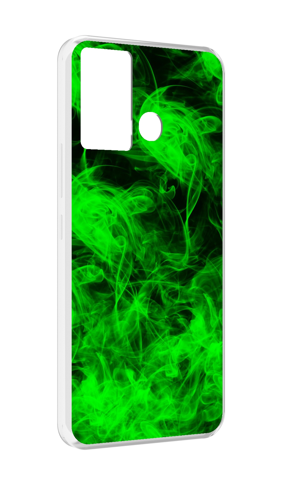 

Чехол MyPads зеленый-дымок для Infinix Hot 12 Play, Прозрачный, Tocco