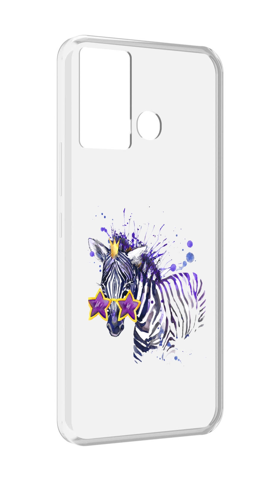 

Чехол MyPads акварельная зебра для Infinix Hot 12 Play, Прозрачный, Tocco
