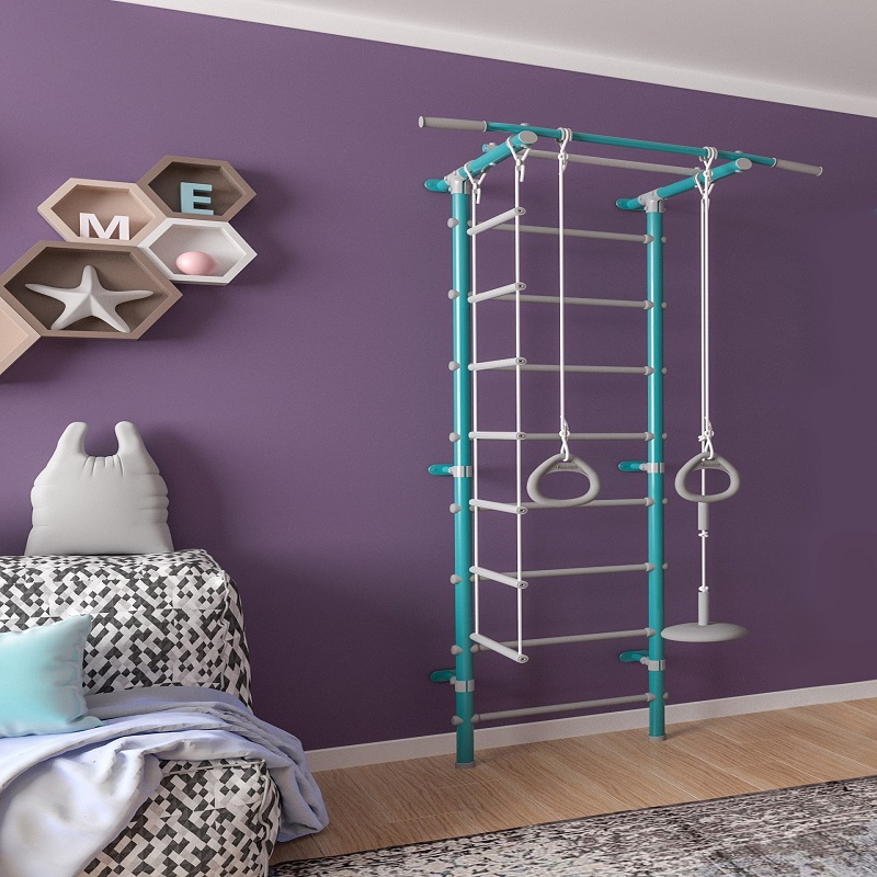 

Детский спортивный комплекс Формула здоровья Pastel 1 turquoise/gray