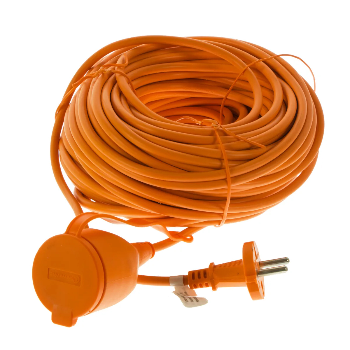 фото Удлинитель шнур electraline 1 розетка цвет оранжевый 2х0,75 10 м