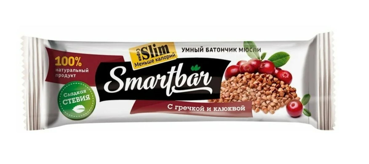 Батончик мюсли SmartBar Slim 