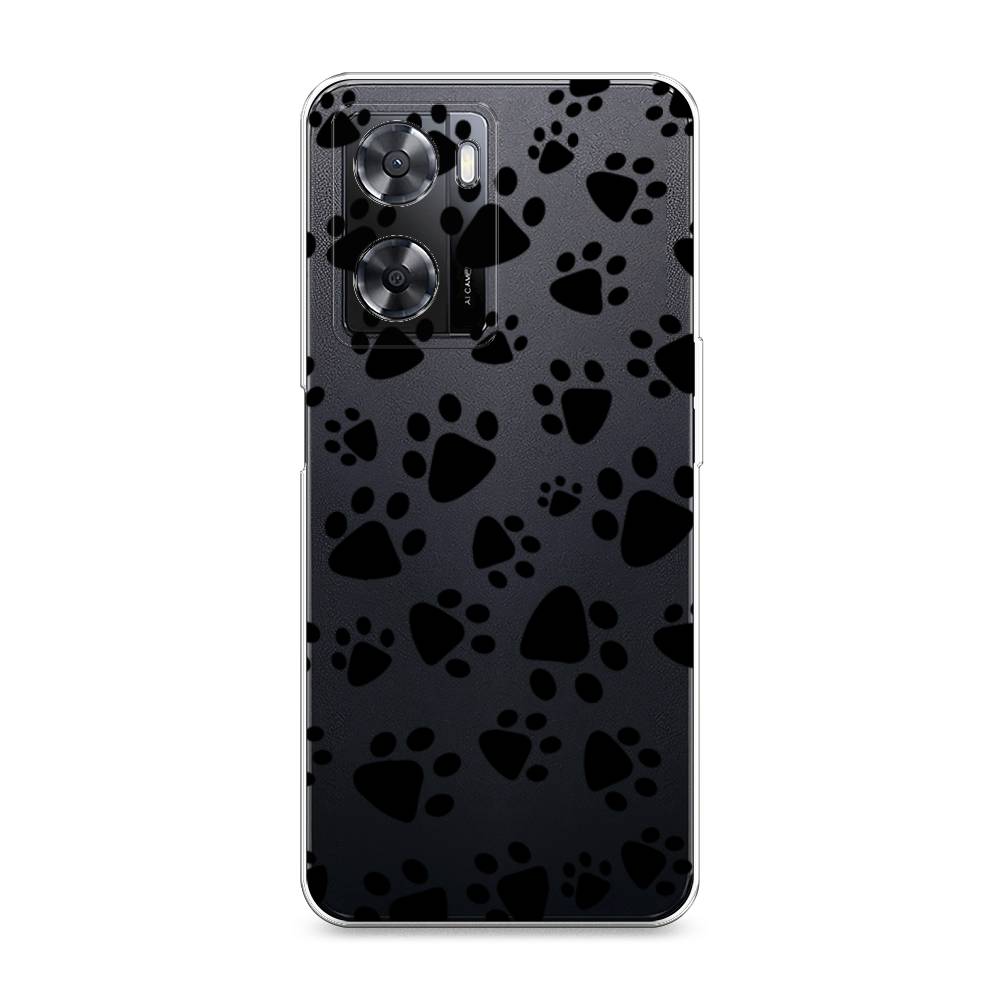 

Чехол Awog на Oppo A77s 4G "Лапки черные", Черный, 2511950-2