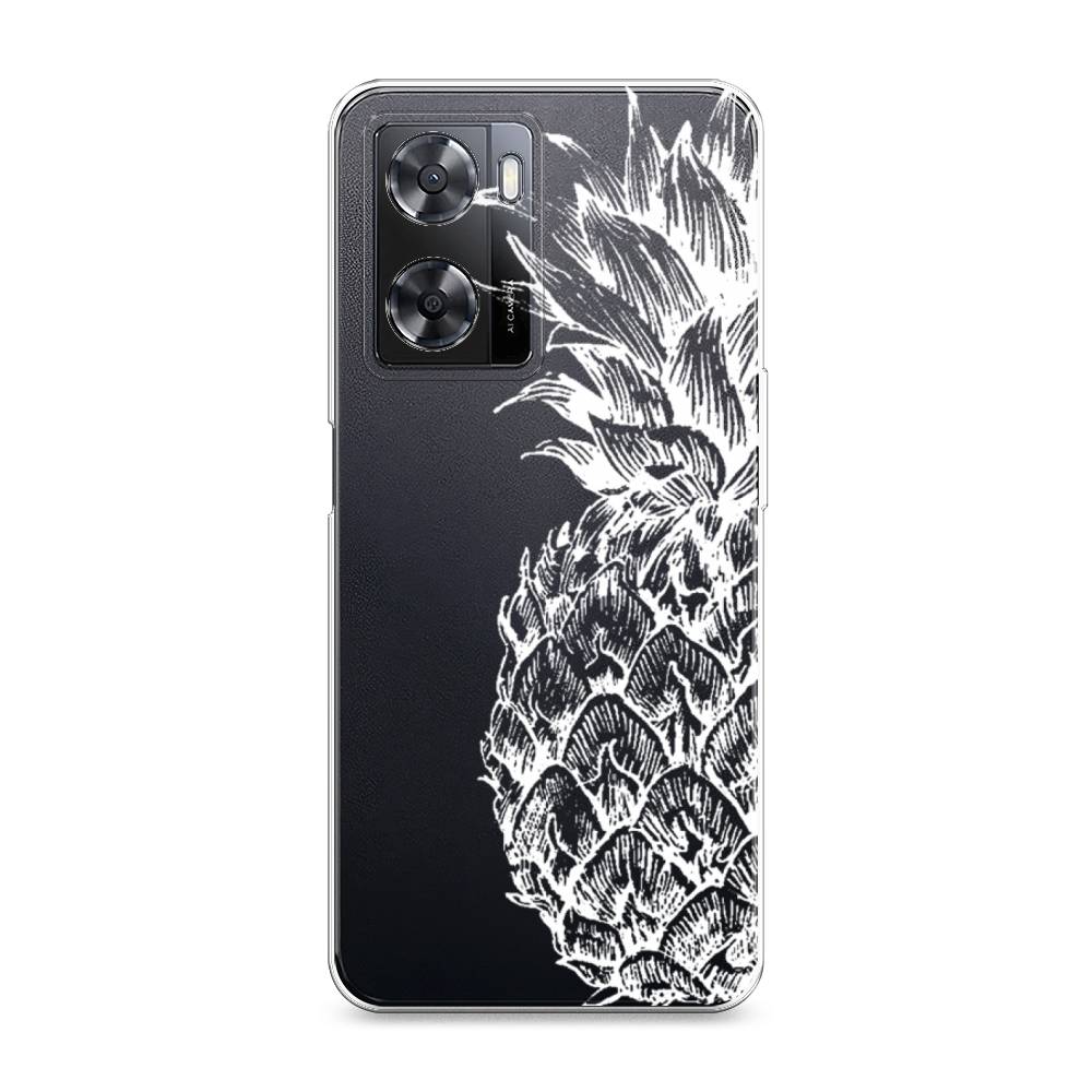 

Чехол Awog на Oppo A77s 4G "Ананас графика белая", Белый, 2511950-10