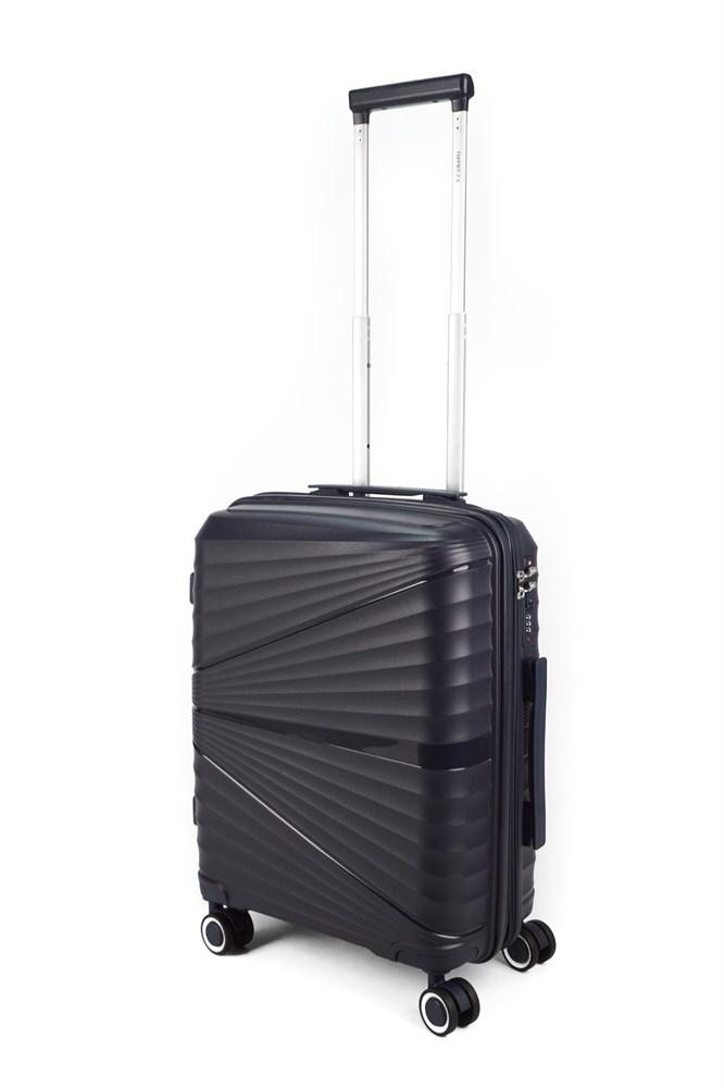 Чемодан унисекс Impreza 50016 черно-синий 54х40х22 см 7390₽