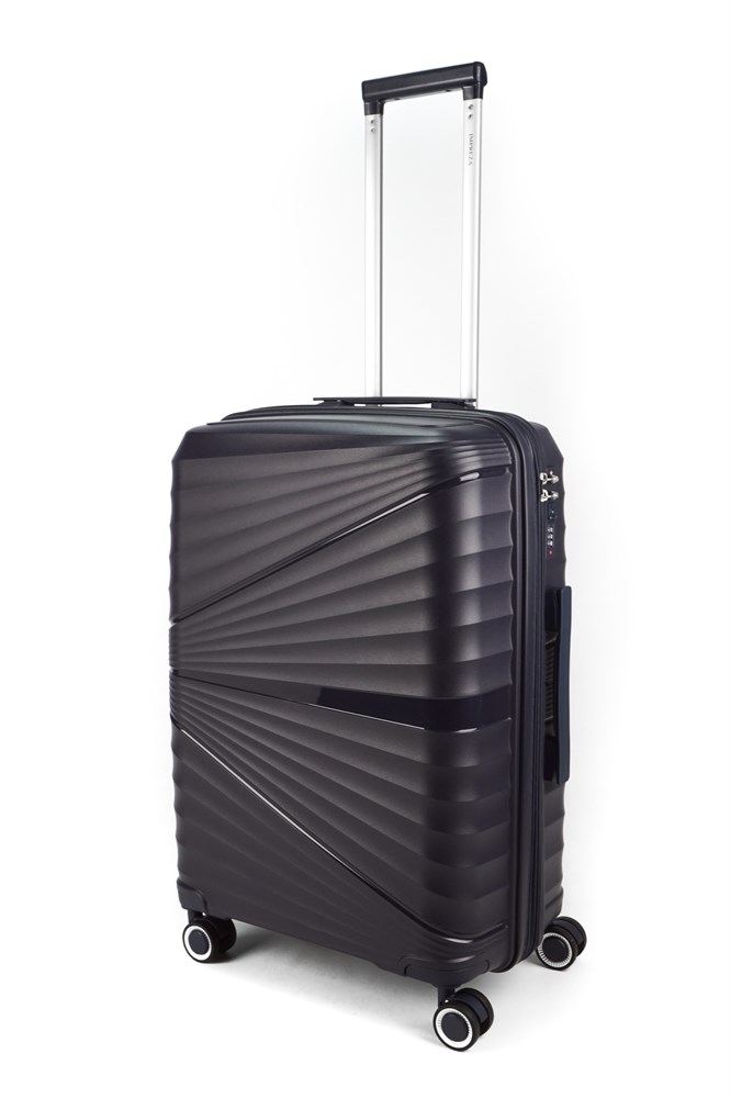 Чемодан унисекс Impreza 50016 черно-синий 64х44х25 см 8990₽