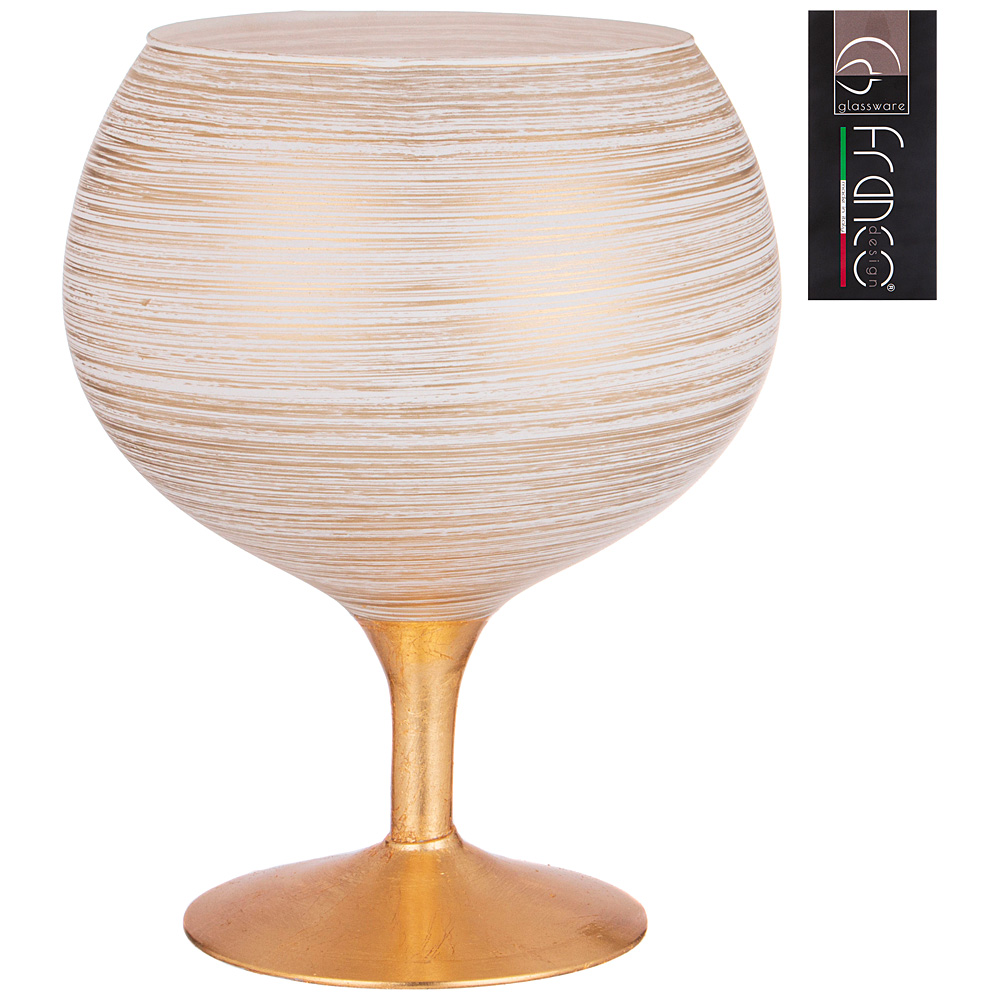 

Ваза globo "julia" gold white высота 30см KSG-316-1722