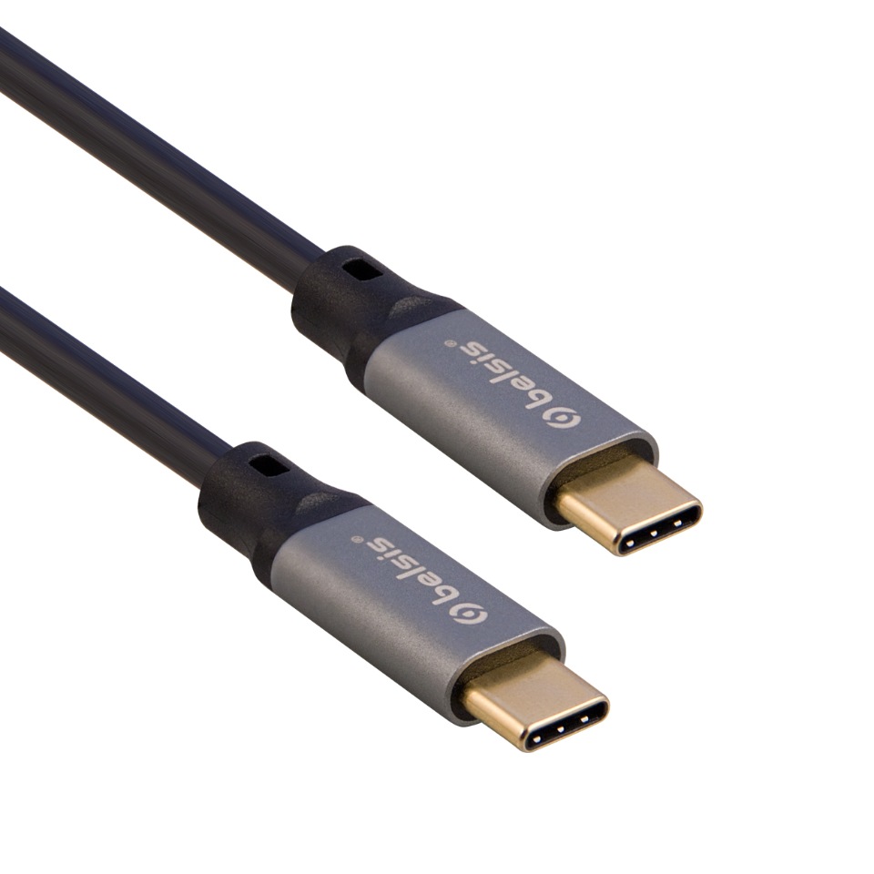 Кабель USB 3.1 Type C (m) - USB 3.1 Type C (m), Power Delivery, 1,5 м, чёрный, BW8904