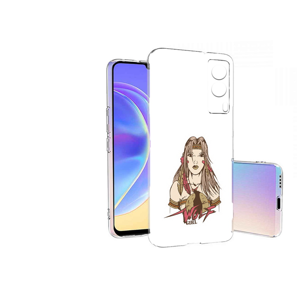 

Чехол MyPads Tocco для Vivo V21E девушка волк (PT161736.380.306), Прозрачный, Tocco