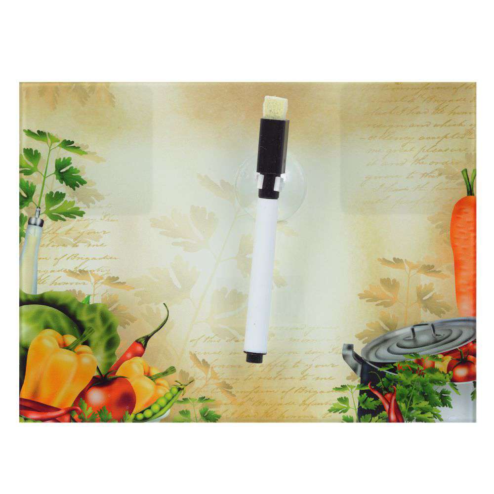 

Доска для записей с маркером, L20 W1 H15 см KSM-612342