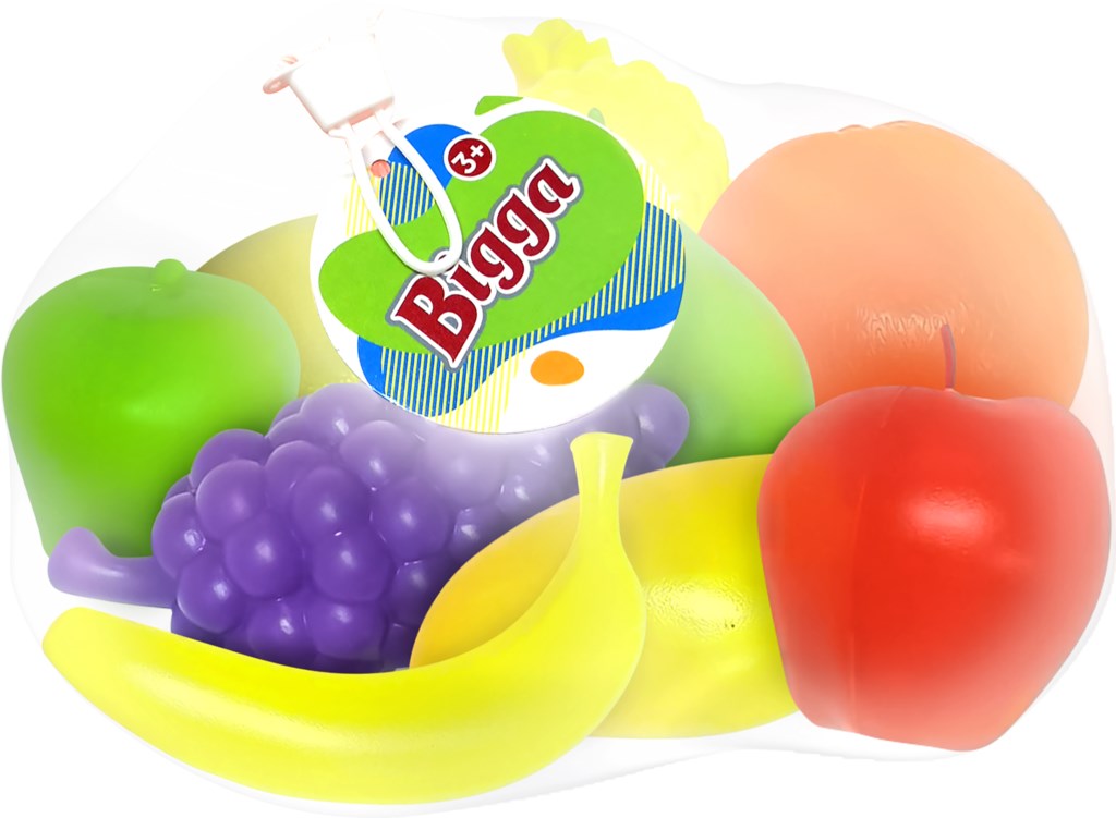 фото Игровой набор фрукты bigga 9 предметов