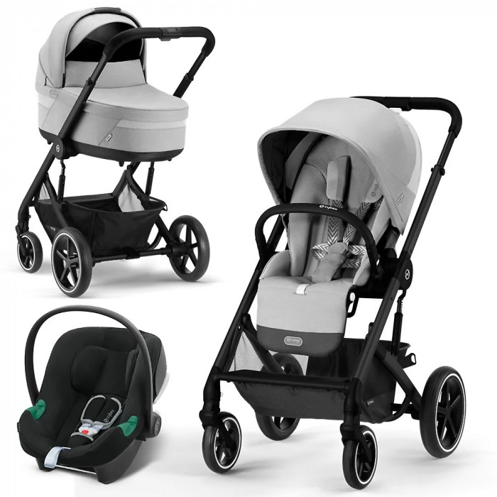 Коляска 3в1 Cybex Balios S Lux Lava Grey 2023 прогулочная коляска cybex eezy s twist 2 шасси blk new lava grey