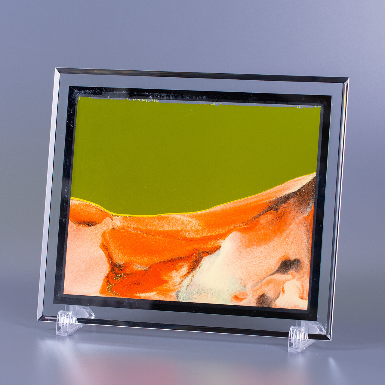 фото Песочная картина l оранжево-желтая 25х30 см motionlamps