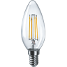 

Лампа светодиодная LED 4вт E14 теплый свеча FILAMENT | код. 19093 | NAVIGATOR ( 1шт. )