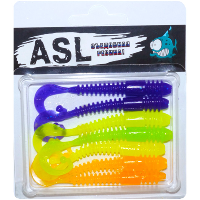 

Силиконовая приманка ASL Джим цв. mix 3 L-5см 12шт/уп, Джим