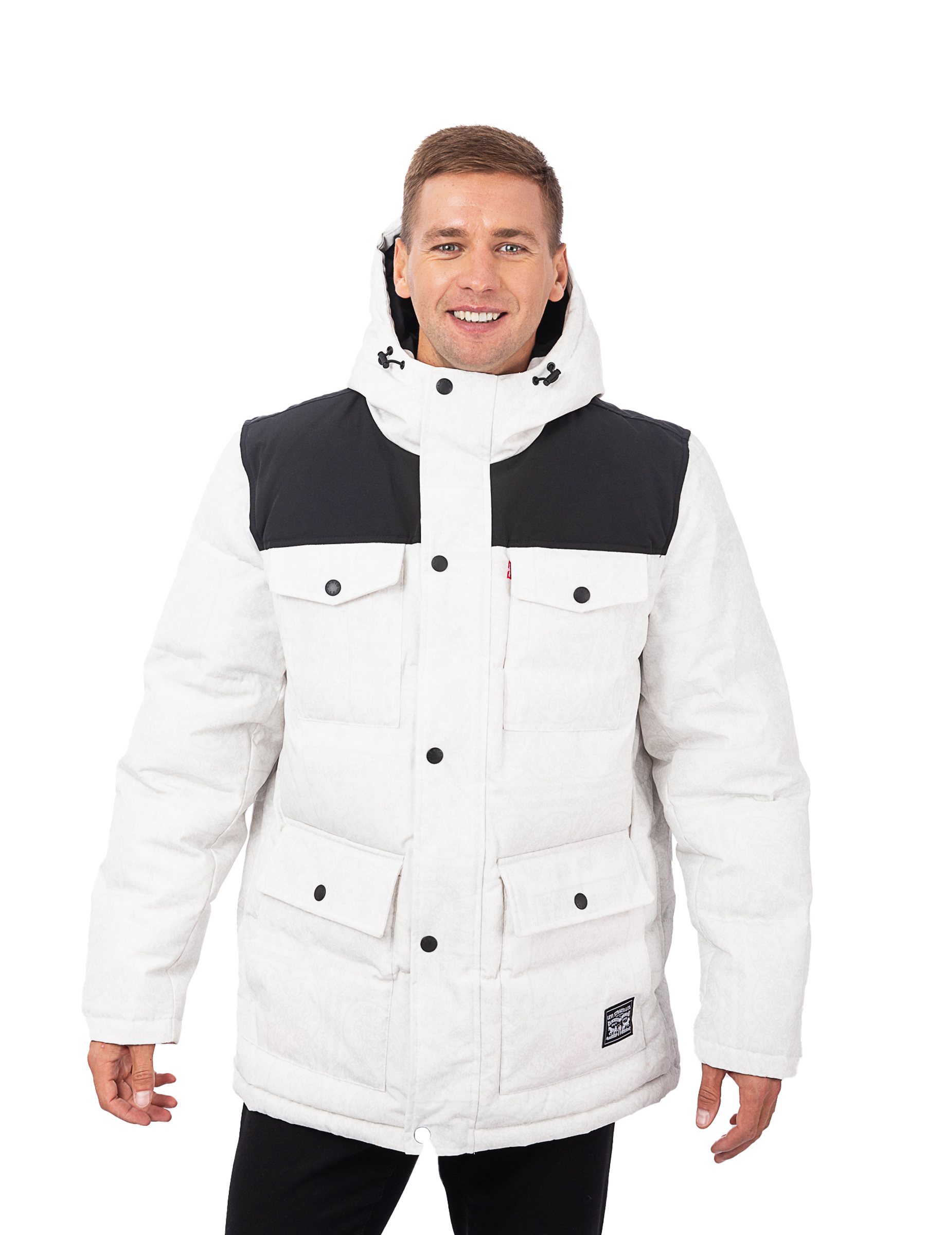 

Куртка мужская Levi's LM0RP320 белая L, Белый, LM0RP320