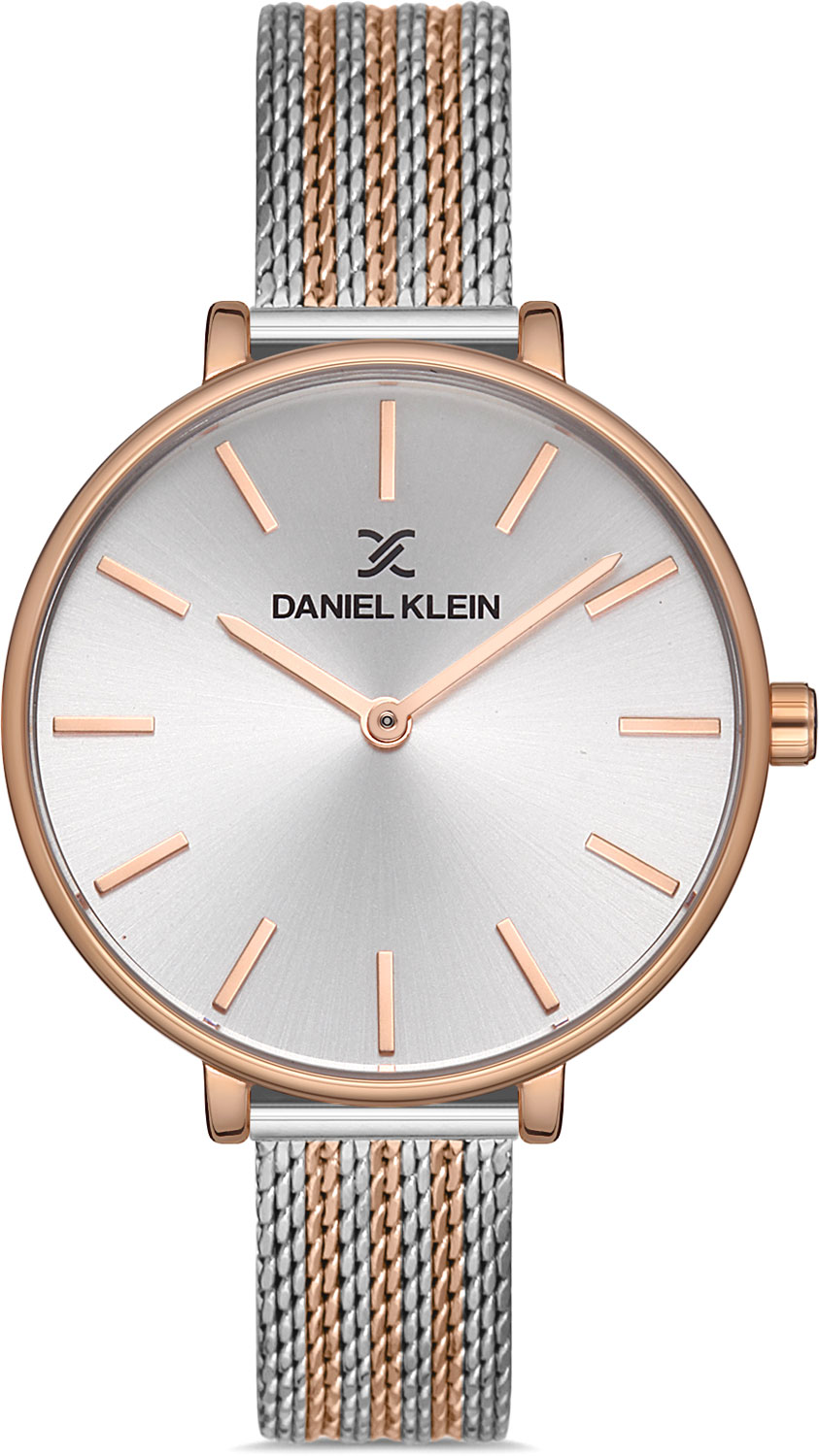 фото Наручные часы женские daniel klein dk.1.13008-4 золотистые/серебристые