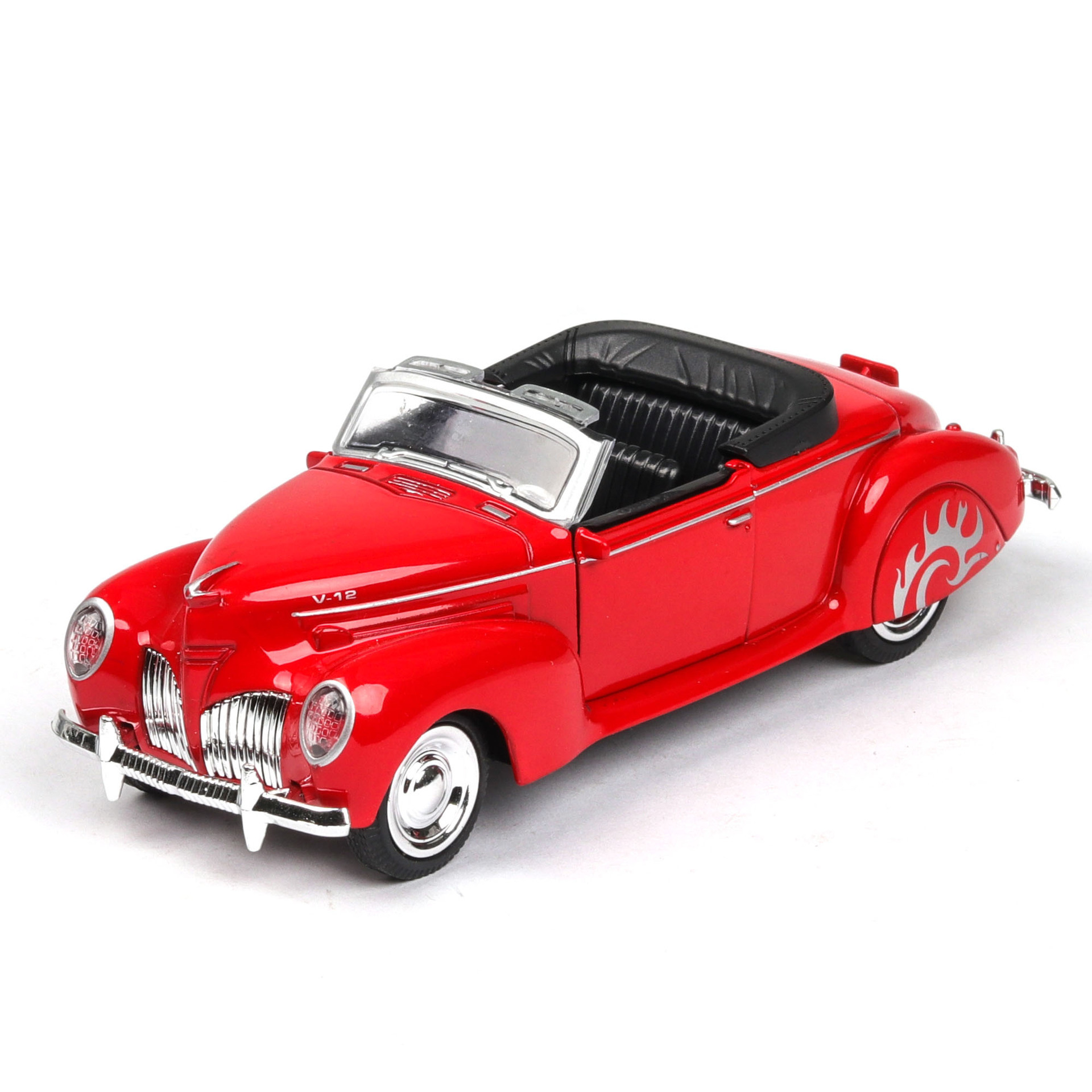 фото Модель мет. lincoln zephyr retro 1:38 инерц. свет, звук, открыв двери 36063/71365 nobrand