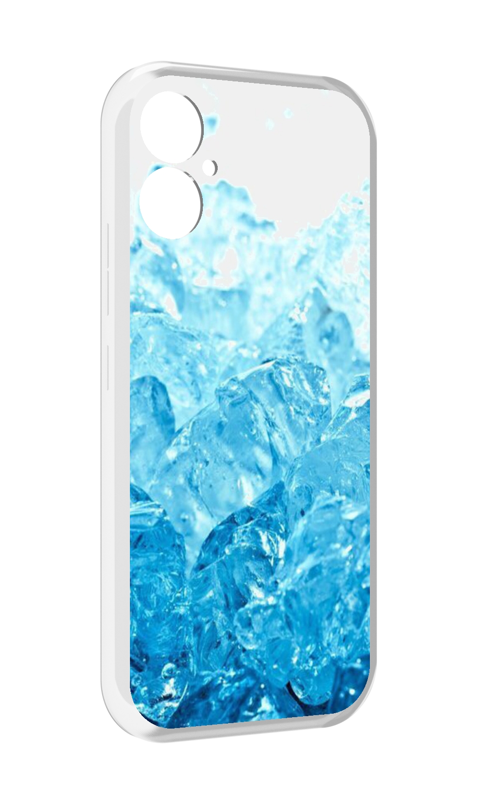 

Чехол MyPads кусочки-льда для Tecno Spark 9 Pro \ Spark 9T, Прозрачный, Tocco