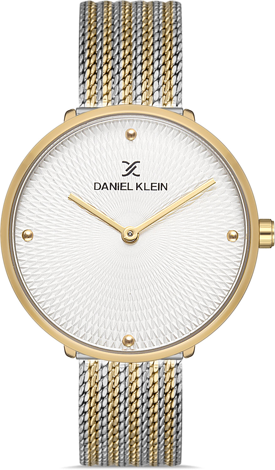 

Наручные часы женские Daniel Klein DK.1.12980-6 золотистые/серебристые, DK.1.12980-6