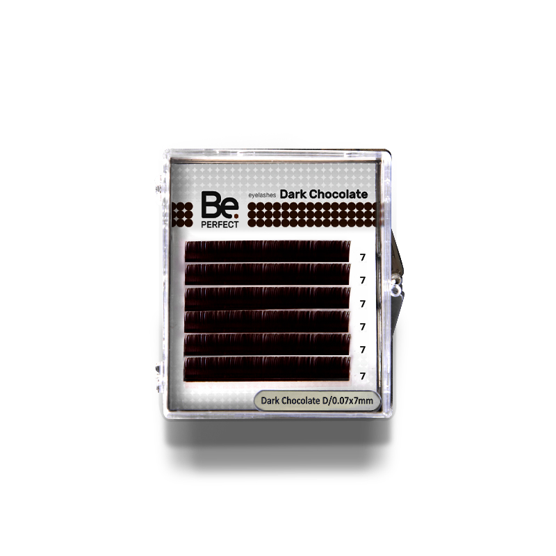 

Коричневые ресницы Be Perfect Dark Chocolate D 0.10 6 mm 6 линий, Коричневый