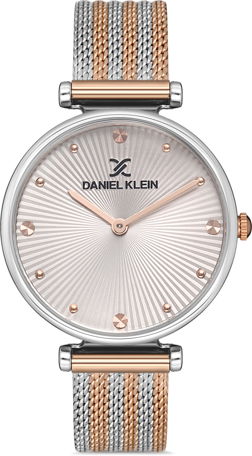 Наручные часы женские Daniel Klein DK.1.12954-6 золотистые/серебристые