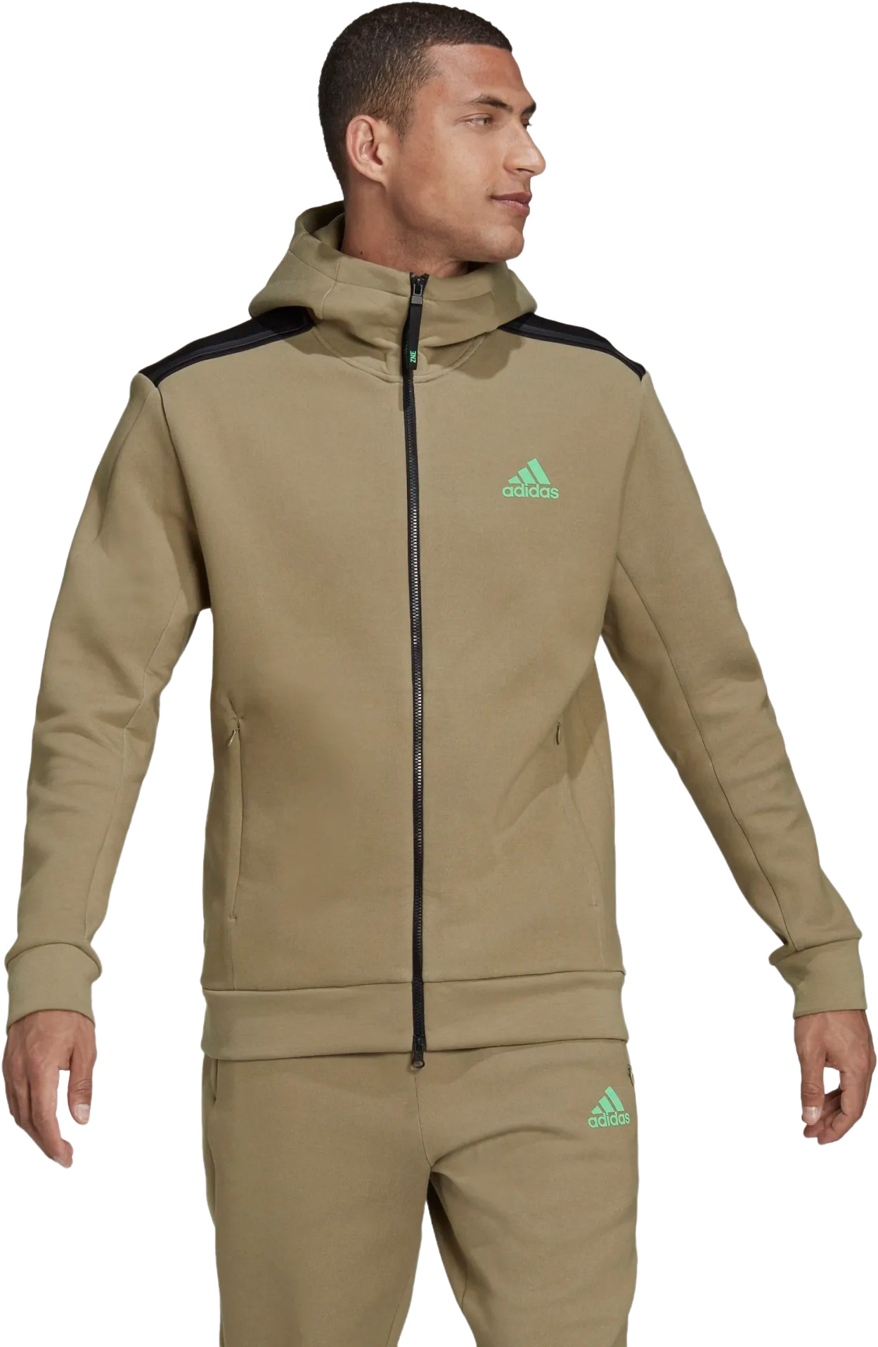 

Толстовка мужская Adidas H39842 зеленая XS, H39842