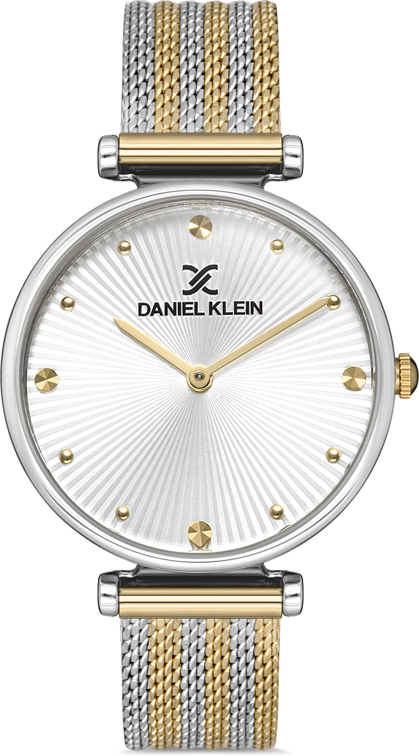 Наручные часы женские Daniel Klein DK.1.12954-5 золотистые/серебристые