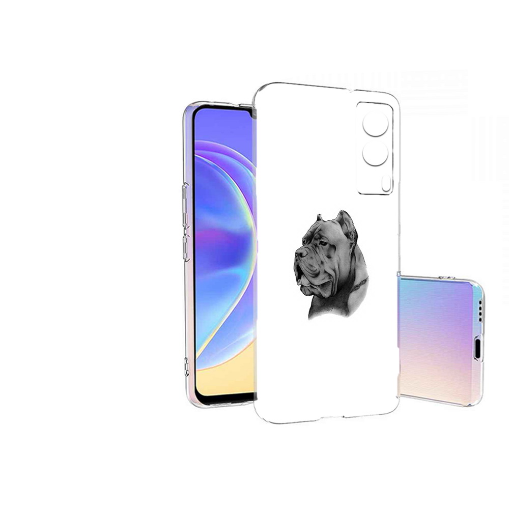 

Чехол MyPads Tocco для Vivo V21E грозный бульдог (PT161736.380.300), Прозрачный, Tocco