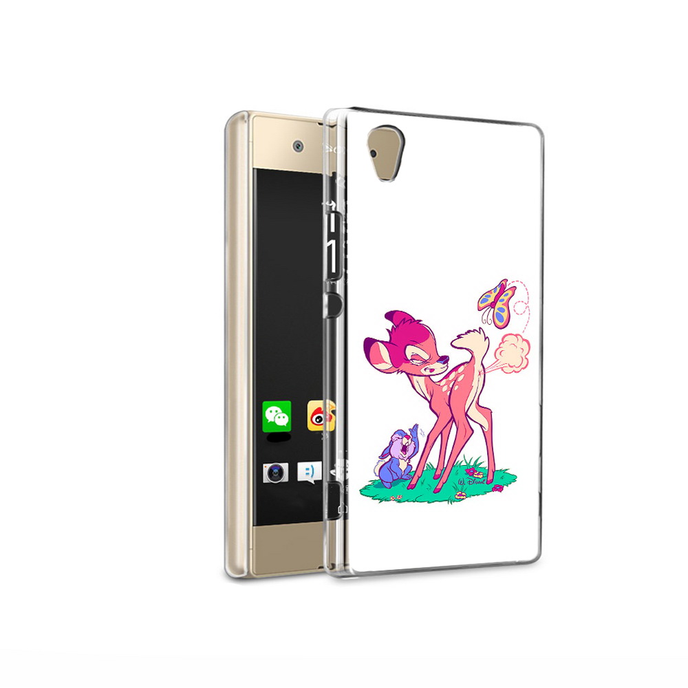 

Чехол MyPads Tocco для Sony Xperia XA1 Ultra смешной олененок (PT67027.252.610), Прозрачный, Tocco