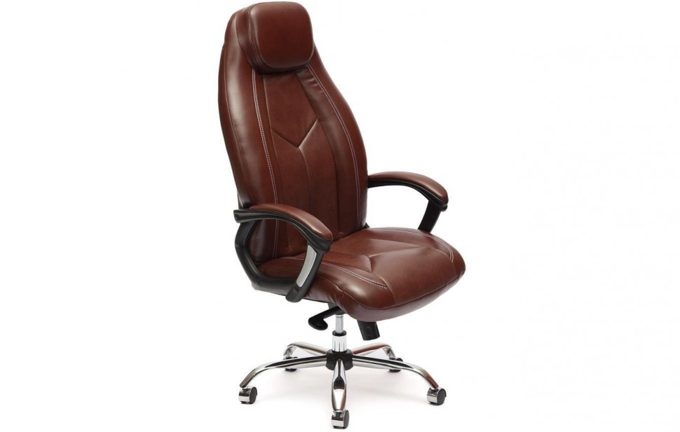 фото Tetchair кресло boss люкс (хром)