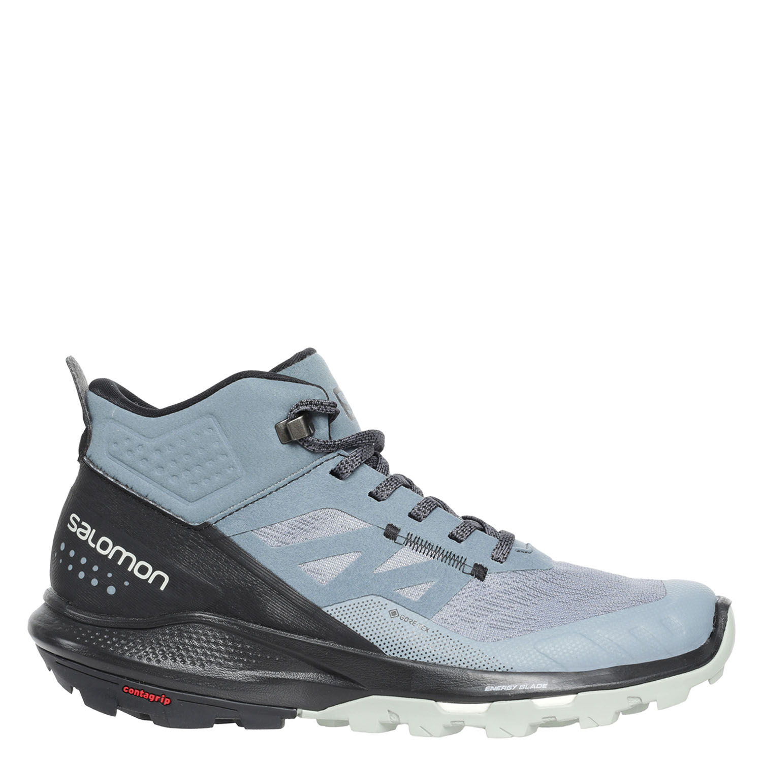 

Ботинки Salomon Outpulse Mid Gtx W Stowea/Black/ (Uk:3,5) 2022-23, Голубой, Outpulse Mid Gtx W