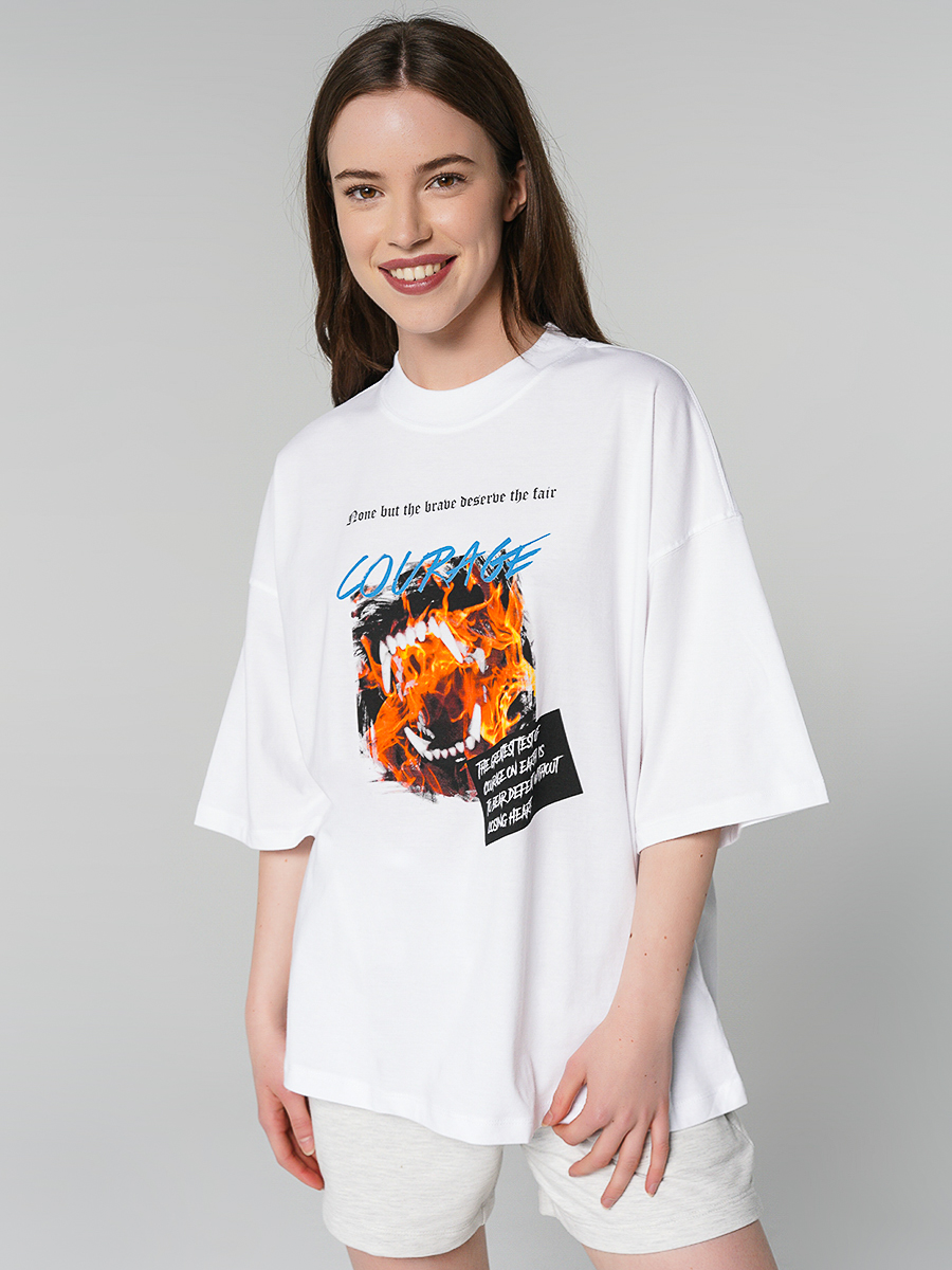 

Футболка женская ТВОЕ 82593 белая XS, 82593