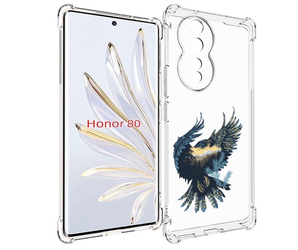 

Чехол MyPads мирок в соколе для Honor 80, Прозрачный, Tocco