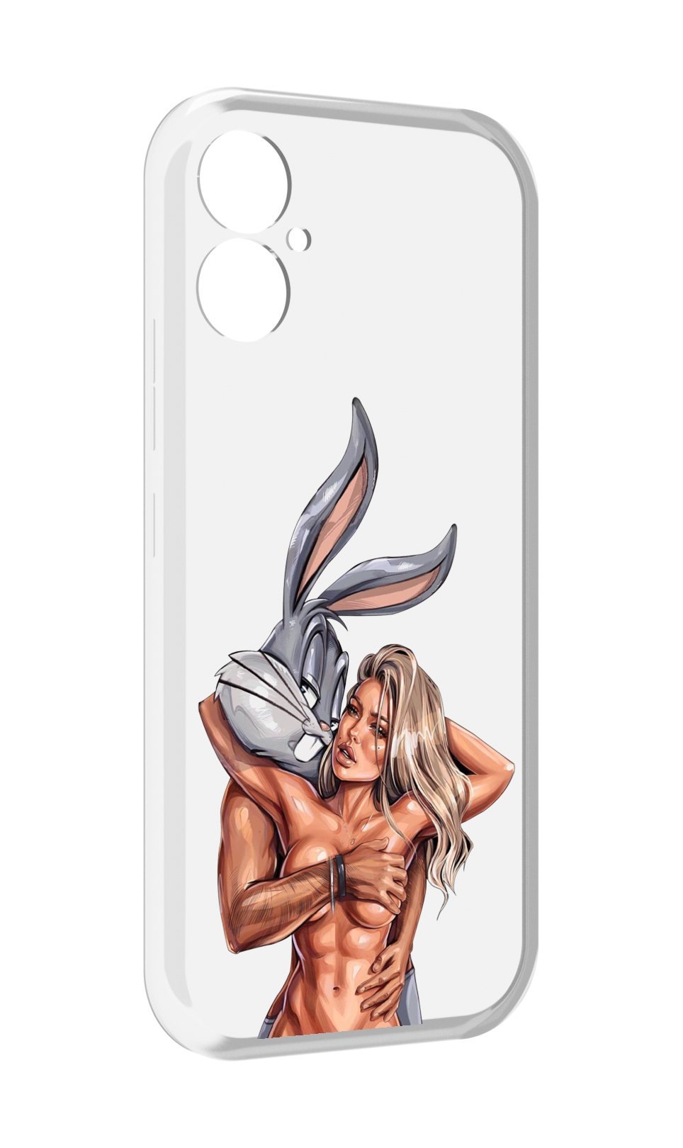 

Чехол MyPads красивая-девушка-с-бак-банни женский для Tecno Spark 9 Pro \ Spark 9T, Прозрачный, Tocco