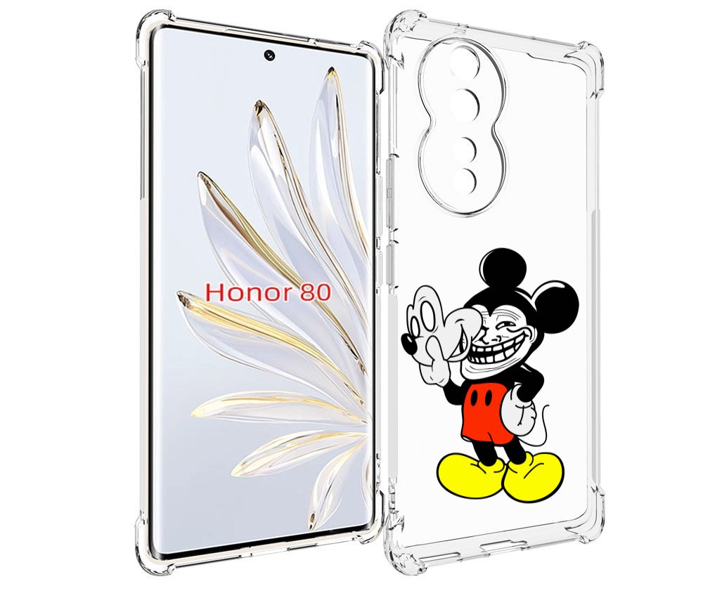 

Чехол MyPads микки-маус-троллер для Honor 80, Прозрачный, Tocco