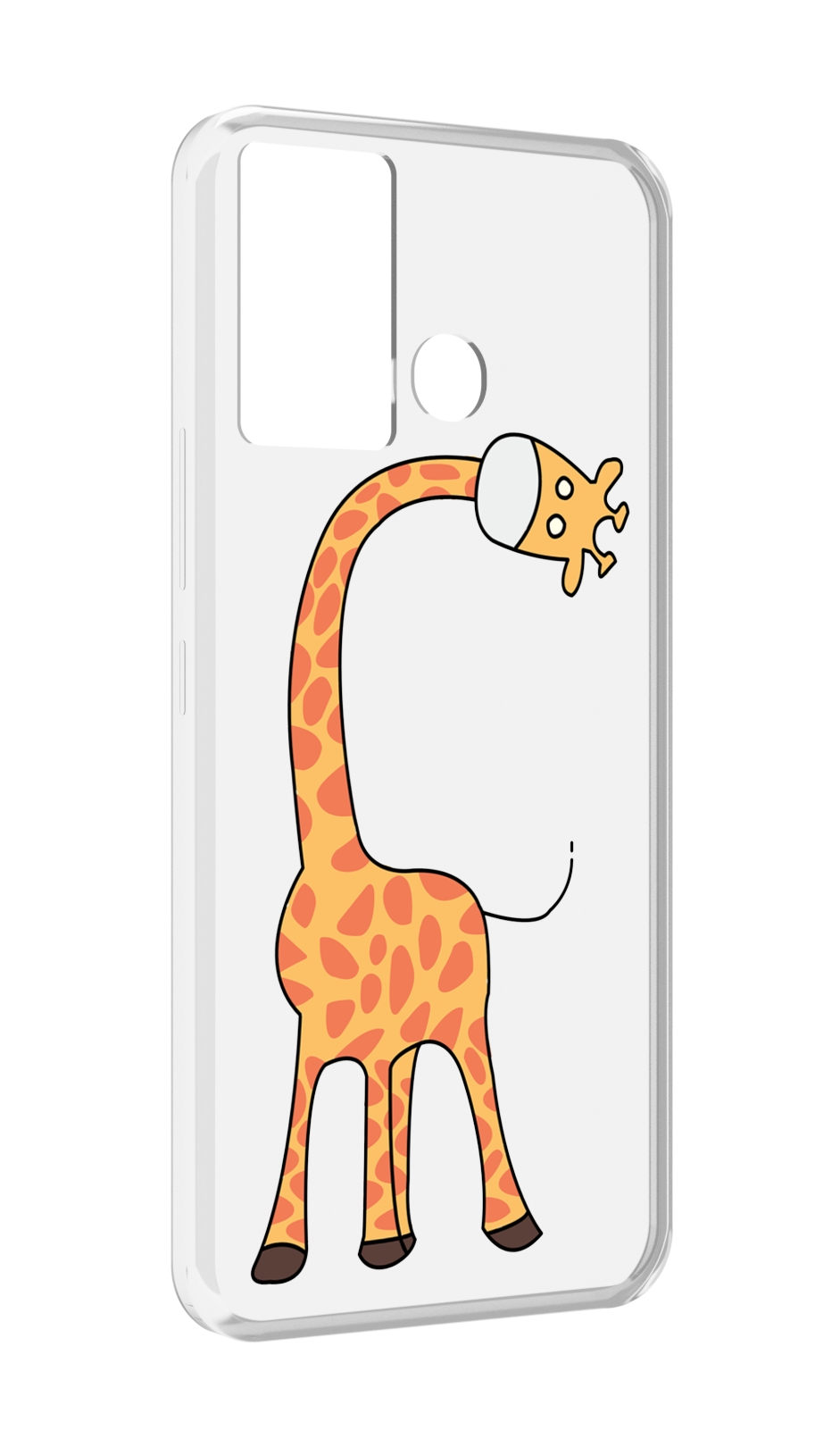 

Чехол MyPads жирафик детский для Infinix Hot 12 Play, Прозрачный, Tocco