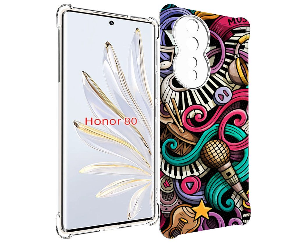 

Чехол MyPads любимая-музыка для Honor 80, Прозрачный, Tocco